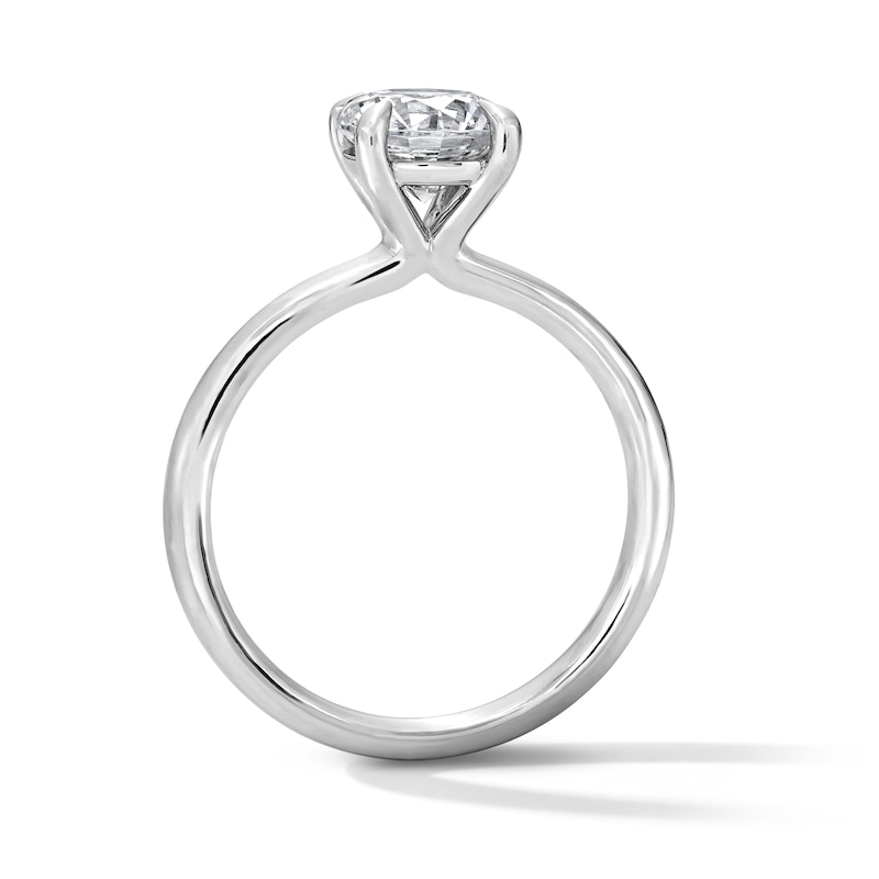 1.50 CT. Certified Lab-Grown Diamond Solitaire Engagement Ring 14K White Gold (F/VS2)