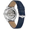 Thumbnail Image 3 of Men’s Bulova Dress Classic Sutton Automatic Watch with Silver-Tone Dial and Blue Leather Strap (Model: 96A330)
