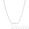 Thumbnail Image 3 of Baroque Cultured Pearl Necklace in Sterling Silver - 18"