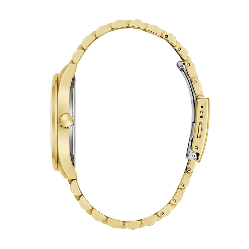 Men's Caravelle by Bulova Classic Gold-Tone IP Stainless Steel Watch with Champagne Dial (Model: 44B132)