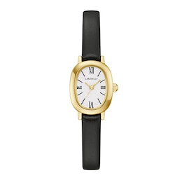 Ladies' Caravelle by Bulova Classic Quartz Gold-Tone IP Stainless Steel Watch with White Dial (Model: 44L269)