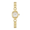 Thumbnail Image 1 of Ladies' Caravelle by Bulova Cocktail Classic Quartz Gold-Tone IP Stainless Steel Watch with Silver-White Dial (Model: 44L267)