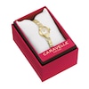 Thumbnail Image 4 of Ladies' Caravelle by Bulova Cocktail Classic Quartz Gold-Tone IP Stainless Steel Watch with Silver-White Dial (Model: 44L267)