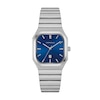 Thumbnail Image 1 of Men's Caravelle by Bulova Vintage Dress Quartz Stainless Steel Watch with Blue Dial (Model: 43B176)
