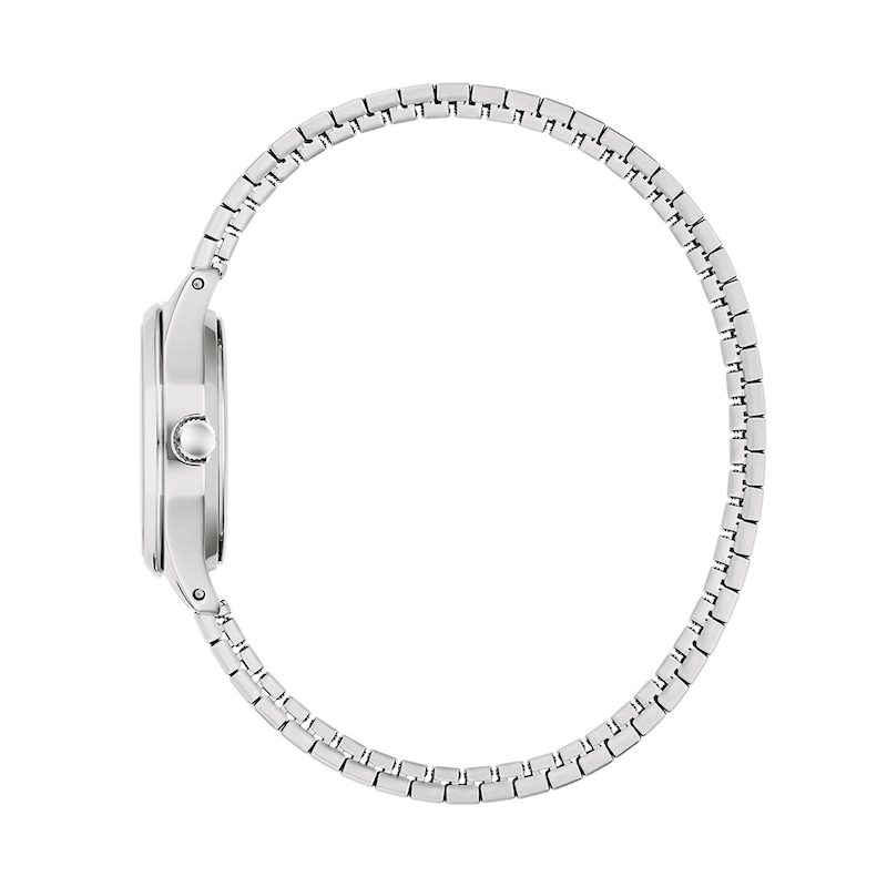 Main Image 2 of Ladies' Caravelle by Bulova Vintage Dress Quartz Stainless Steel Watch with Silver-White Dial (Model: 43L226)