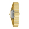 Thumbnail Image 3 of Men's Caravelle by Bulova Vintage Dress Quartz Gold-Tone IP Stainless Steel Watch with Black Dial (Model: 44B131)