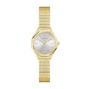 Thumbnail Image 1 of Ladies' Caravelle by Bulova Vintage Dress Quartz Gold-Tone IP Stainless Steel Watch with Silver-White Dial (Model: 44L268)