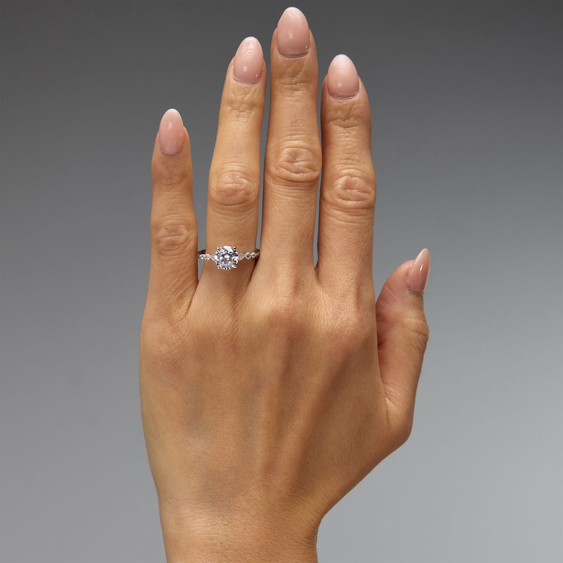 1.75 CT. T.W. Certified Lab-Grown Diamond Engagement Ring 14K White Gold (F/VS2)