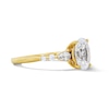 Thumbnail Image 4 of 1.75 CT. T.W. Oval and Pear-Shaped Certified Lab-Grown Diamond Engagement Ring in 14K Gold (F/VS2)