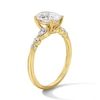 Thumbnail Image 5 of 1.75 CT. T.W. Oval and Pear-Shaped Certified Lab-Grown Diamond Engagement Ring in 14K Gold (F/VS2)