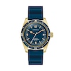 Thumbnail Image 1 of Men's Caravelle by Bulova Sea Hunter Automatic Gold-Tone IP Stainless Steel Watch with Blue Dial (Model: 44B129)