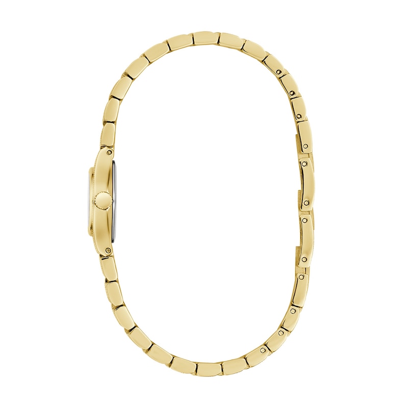 Main Image 2 of Ladies' Caravelle by Bulova Vintage Dress Quartz Gold-Tone IP Stainless Steel Watch with Silver-Champagne Dial (Model: 44L271)