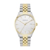 Thumbnail Image 1 of Men's Caravelle by Bulova Classic Two-Tone IP Stainless Steel Watch with Silver-White Dial (Model: 45B163)