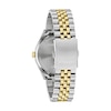 Thumbnail Image 3 of Men's Caravelle by Bulova Classic Two-Tone IP Stainless Steel Watch with Silver-White Dial (Model: 45B163)