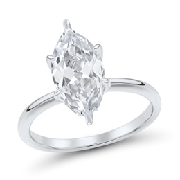 2.75 CT. T.W. Marquise-Cut Certified Lab-Grown Diamond Solitaire Engagement Ring in 14K White Gold (F/VS2)
