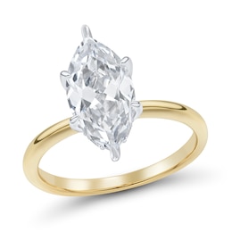2.75 CT. T.W. Marquise-Cut Certified Lab-Grown Diamond Solitaire Engagement Ring in 14K Gold (F/VS2)