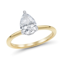 1.75 CT. T.W. Pear-Shaped Certified Lab-Grown Diamond Solitaire Engagement Ring in 14K Gold (F/VS2)