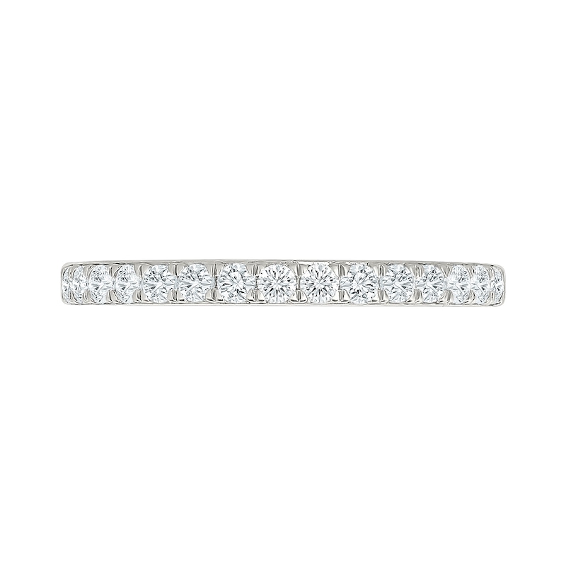 1.45 CT. T.W. Marquise-Cut Certified Lab-Grown Diamond Starburst Frame Engagement Ring 10K White Gold (F/VS2)