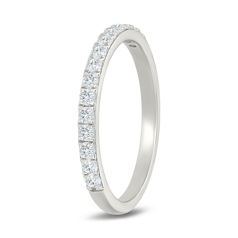 1.45 CT. T.W. Marquise-Cut Certified Lab-Grown Diamond Starburst Frame Engagement Ring 10K White Gold (F/VS2)