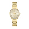 Thumbnail Image 2 of Ladies' Bulova Crystal Gold-Tone Stainless Steel Watch with Champagne Dial and Infinity Necklace Set (Model: 97X105)
