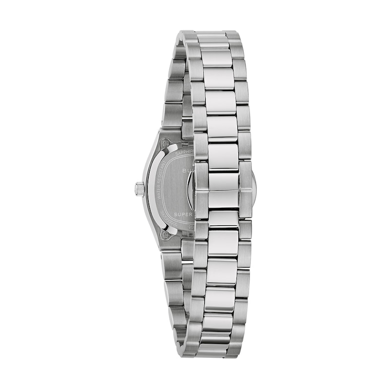 Main Image 3 of Ladies' Bulova Super Seville Mini Stainless Steel Watch with Mother-of-Pearl Dial (Model: 96L353)
