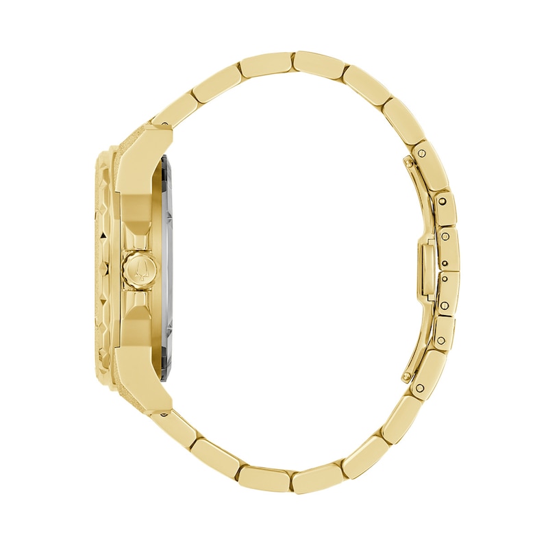 Bulova Marc Anthony Marine Star Gold-Tone IP Stainless Steel Watch with Champagne Dial (Model: 97A200)