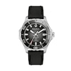Thumbnail Image 1 of Men's Bulova Marine Star Stainless Steel Watch with Black Dial and Black Rubber Strap (Model: 98B465)