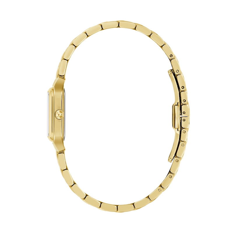 Ladies' Bulova Sutton Gold-Tone IP Stainless Steel Watch with Champagne Dial (Model: 97L191)