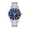 Thumbnail Image 1 of Men's Bulova Marine Star Series B Stainless Steel Watch with Blue Dial (Model: 98B466)