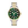 Thumbnail Image 1 of Men's Bulova Marine Star Series B Two-Tone IP Stainless Steel Watch with Green Dial (Model: 98B467)