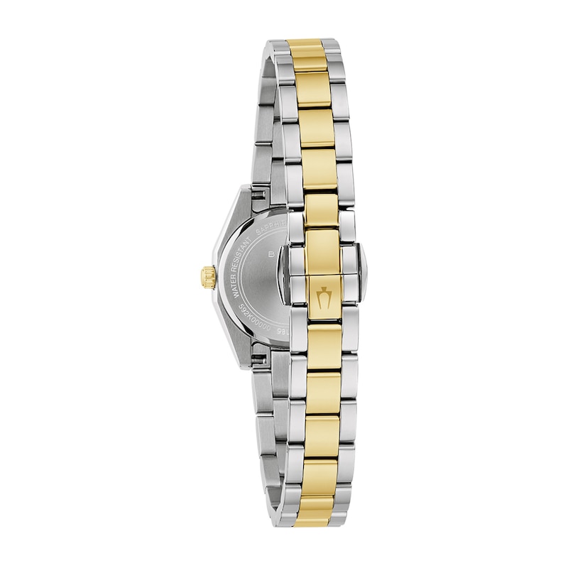 Main Image 3 of Ladies' Bulova Surveyor Two-Tone IP Stainless Steel Watch with Green Dial (Model: 98L329)