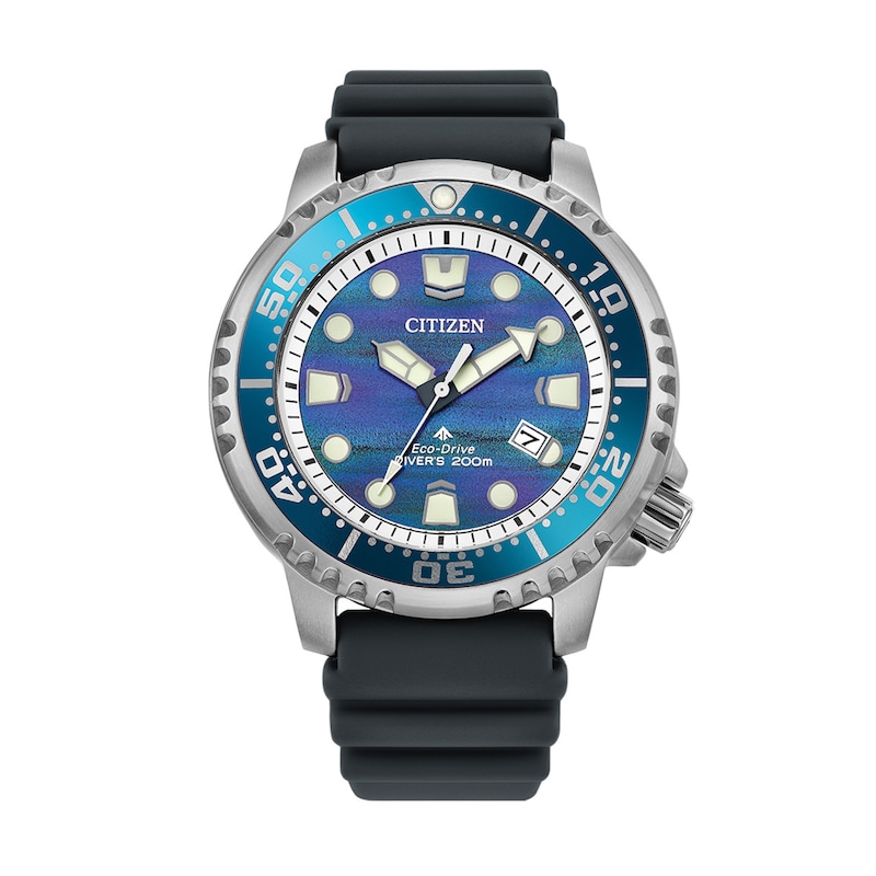 Men's Citizen Promaster Dive Special Edition Eco-Drive® Stainless Steel Watch (Model: BN0167-09W)