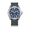 Thumbnail Image 1 of Men's Citizen Promaster Eco-Drive® Stainless Steel Watch with Navy Blue Dial and Gray Nylon Strap (Model: BJ7150-09L)