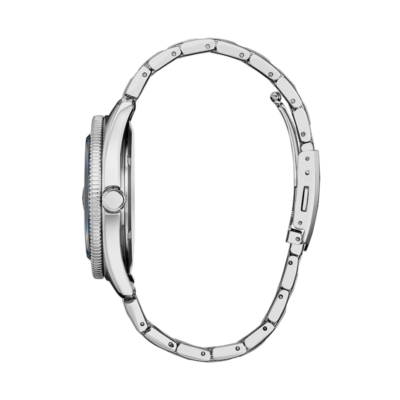 Main Image 2 of Men's Citizen Terra Force Eco-Drive® Stainless Steel Watch with Blue Dial (Model: AW1886-59L)