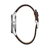 Thumbnail Image 2 of Men's Citizen Terra Force Eco-Drive® Stainless Steel Watch with White Dial and Brown Leather Strap (Model: AW1890-19B)