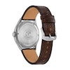 Thumbnail Image 3 of Men's Citizen Terra Force Eco-Drive® Stainless Steel Watch with White Dial and Brown Leather Strap (Model: AW1890-19B)