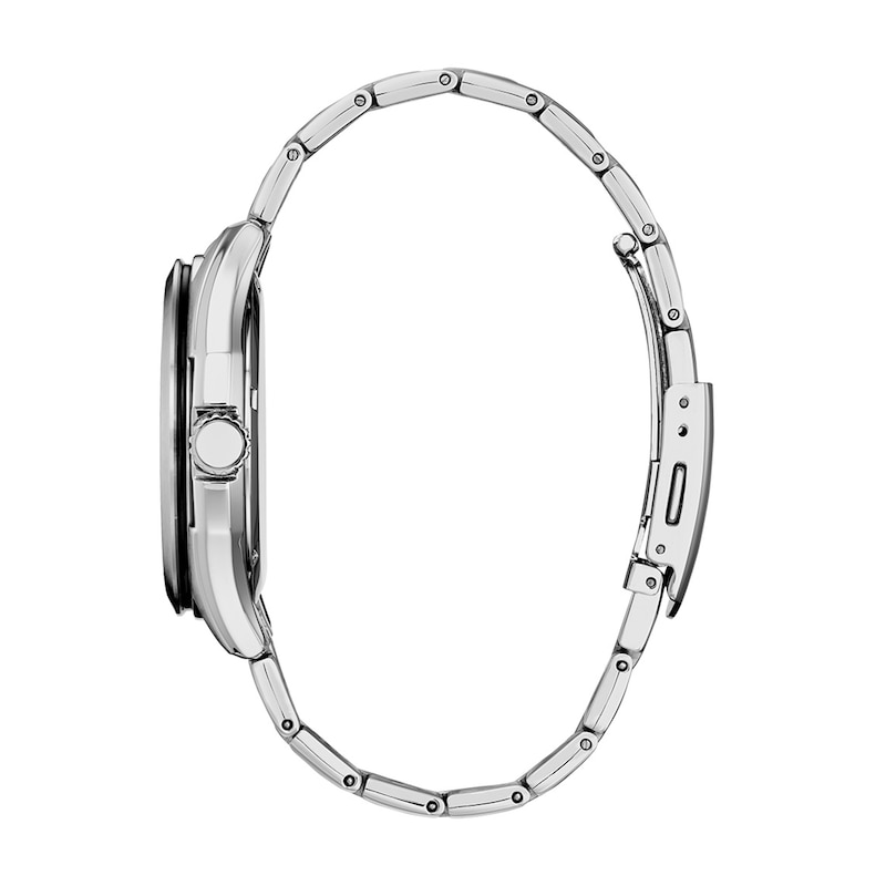 Men's Citizen Terra Force Eco-Drive® Stainless Steel Watch with Green Dial (Model: AW1890-51X)