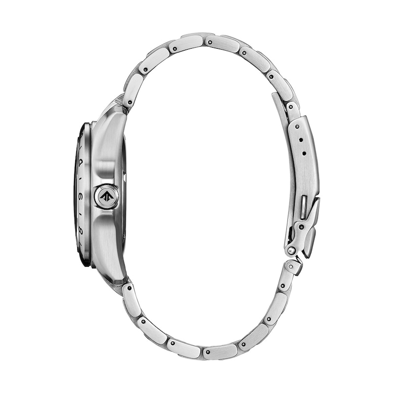 Men's Citizen Promaster Eco-Drive® Stainless Steel Watch with Red Dial (Model: BJ7150-50W)