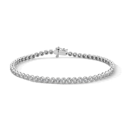 1.50 CT. T.W. Certified Lab-Grown Diamond Tennis Bracelet in Sterling Silver (F/SI2) - 8.25"
