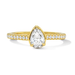 0.70 CT. T.W. Pear-Shaped Diamond Solitaire Engagement Ring in 14K Gold