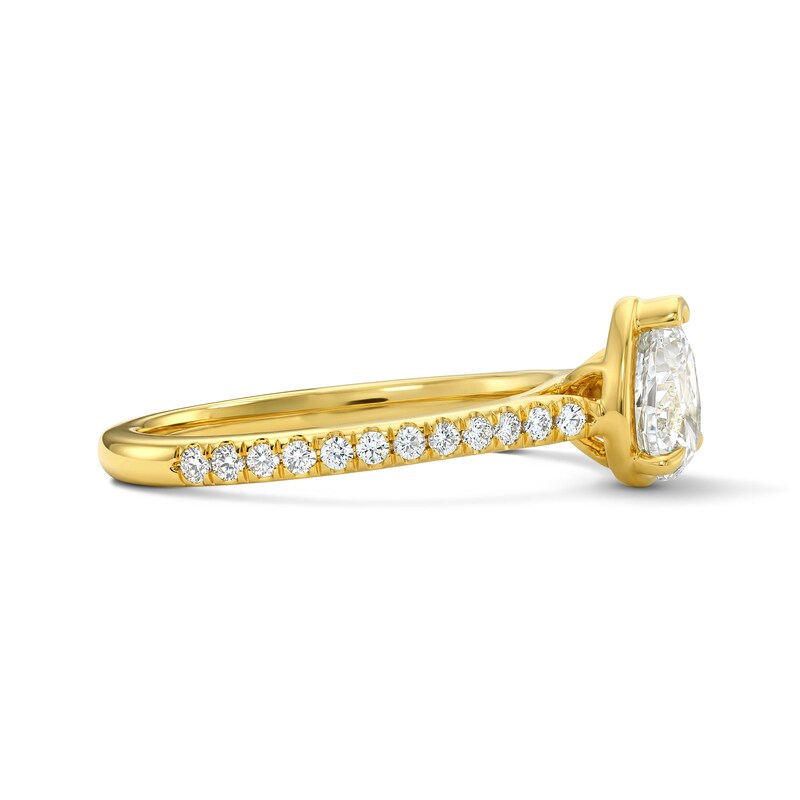 0.70 CT. T.W. Pear-Shaped Diamond Solitaire Engagement Ring 14K Gold
