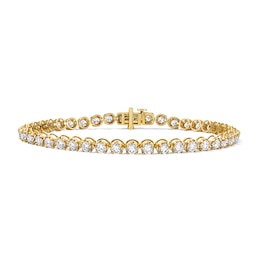 5.00 CT. T.W. Lab-Grown Diamond Tennis Bracelet in 10K Gold (F/VS2) - 7.0"