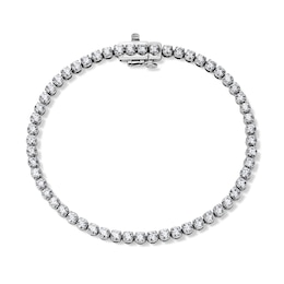 4.00 CT. T.W. Diamond Tennis Bracelet in 10K White Gold - 7.0"