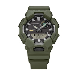 Men's Casio G-SHOCK Origin Analog-Digital Green Resin Watch with Black Dial (Model: GAB010-3A)