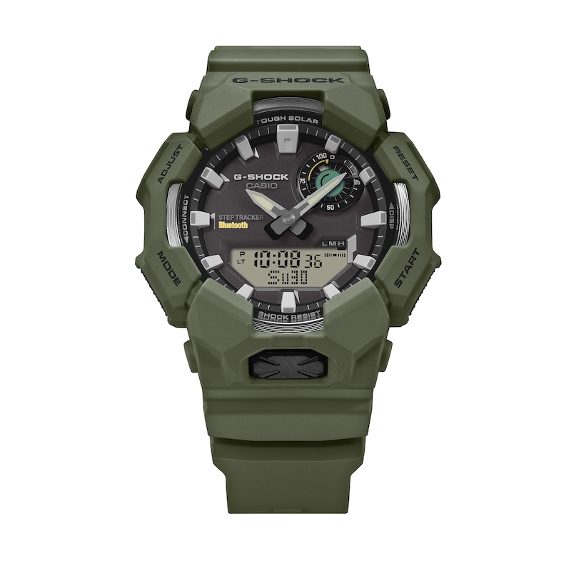 Men's Casio G-SHOCK Origin Analog-Digital Green Resin Watch with Black Dial (Model: GAB010-3A)