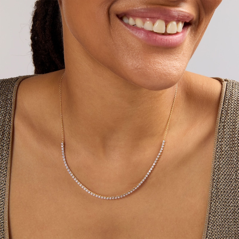 CT. T.W. Diamond Necklace in 10K Gold