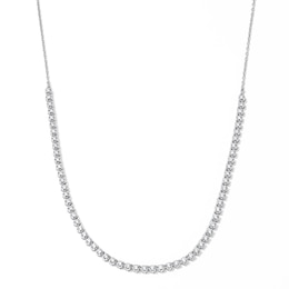 1.00 CT. T.W. Diamond Necklace in 10K White Gold - 18"