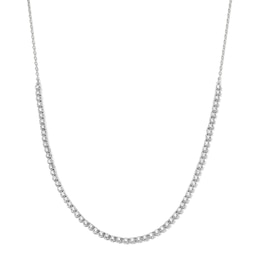 0.50 CT. T.W. Diamond Necklace in 10K White Gold - 18"