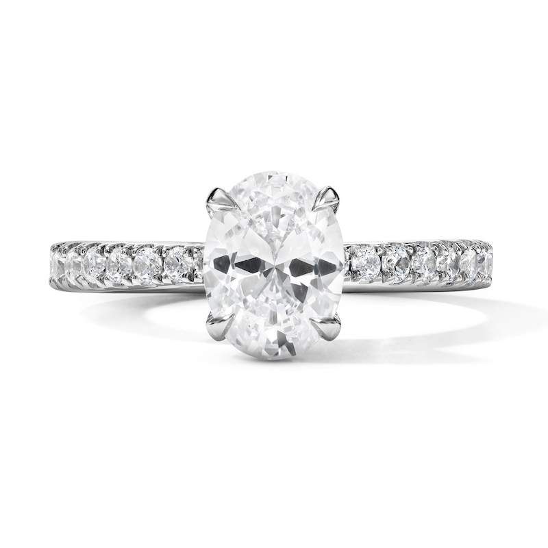 Vera Wang Love Collection 1.29 CT. T.W. Oval Engagement Ring 14K White Gold