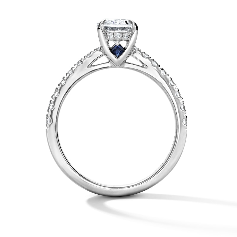 Vera Wang Love Collection 1.29 CT. T.W. Oval Engagement Ring 14K White Gold